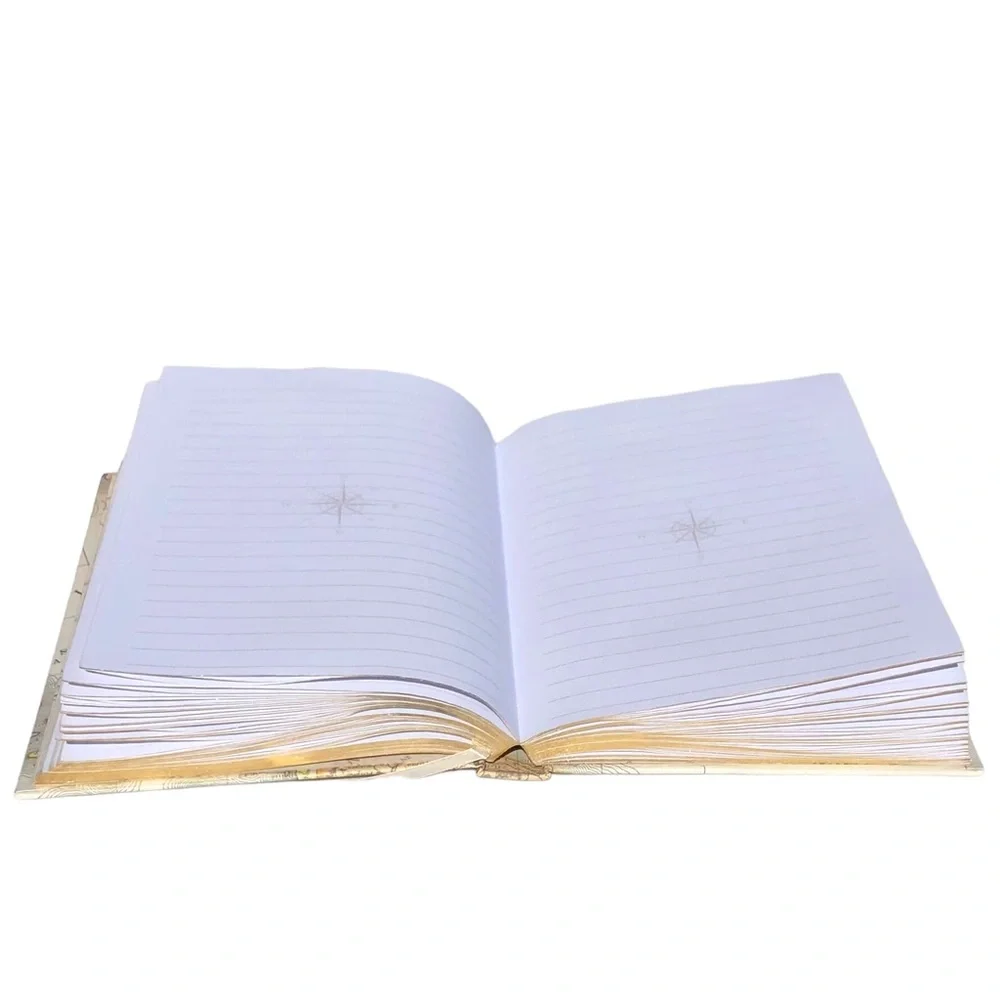 EAI Explore the USA Gold Gilded Hardcover Journal with Page Marker